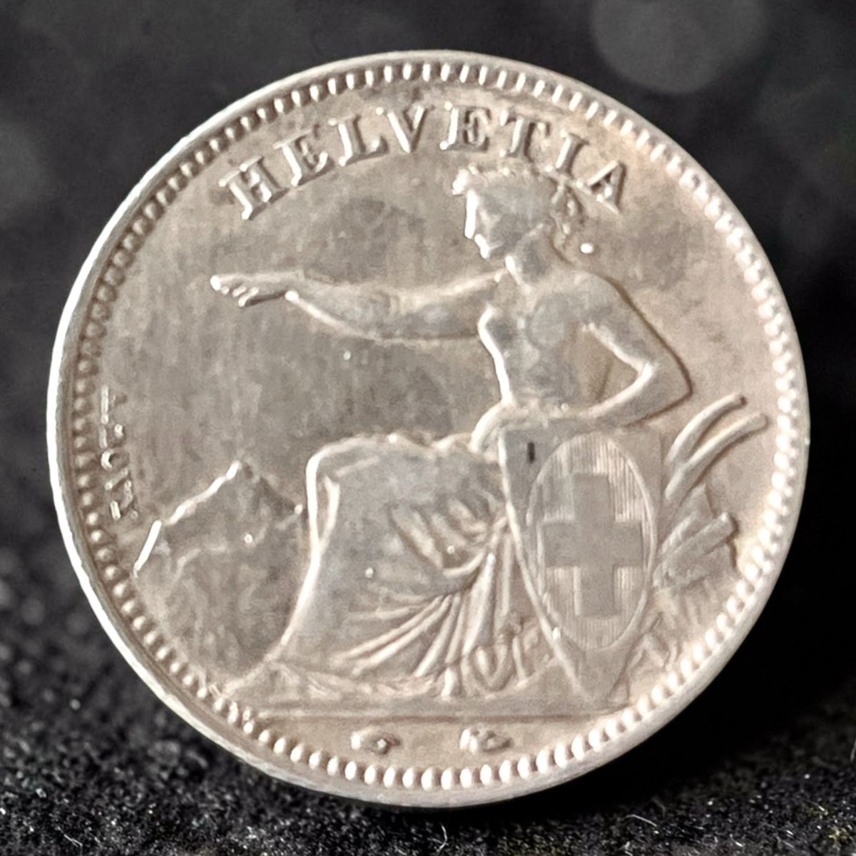 Tutti le monete: Schweiz 1 Franken 1850 A – Usato da Winterthur venduto da Numismatica-Vitu 1