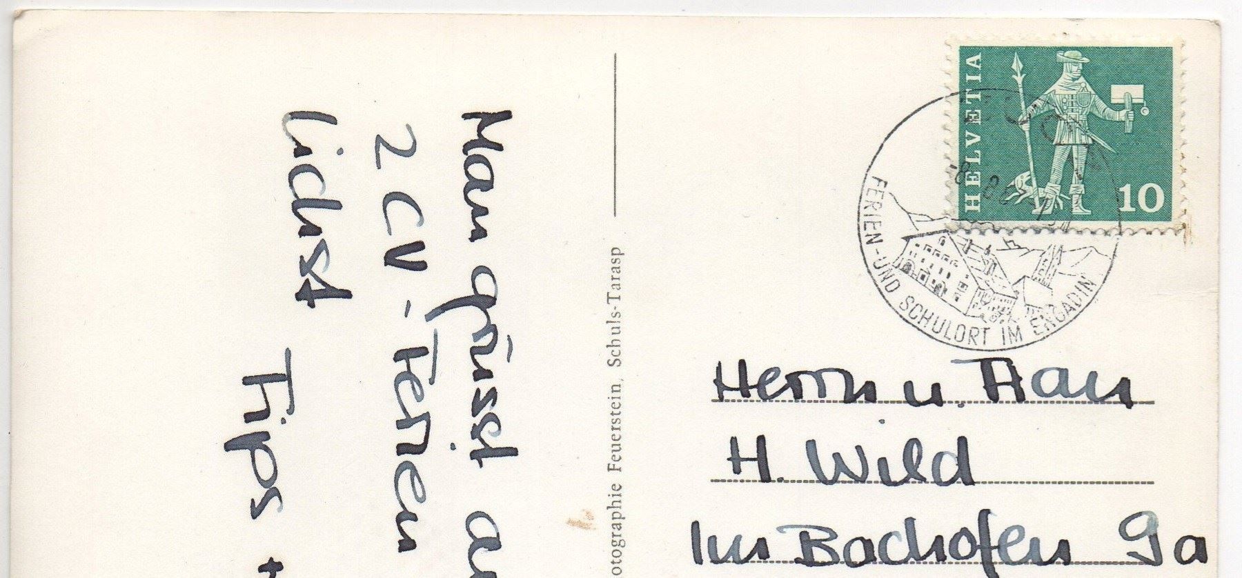 Cartoline postali: SENT Haus in Sent – Usato da Jona venduto da philajona 1