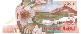 Falkland Island 5 Pound P-20 New Polymer COMM UNZ