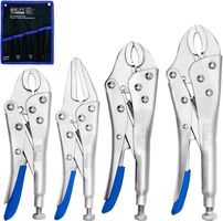 Gripzangen Set mit Ovale Maulform 125mm 180mm 250mm