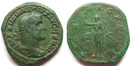 MAXIMINUS I THRAX bronze sestertius (236-238 AD)
