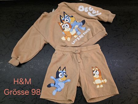Bluey H&M Set Grösse 98
