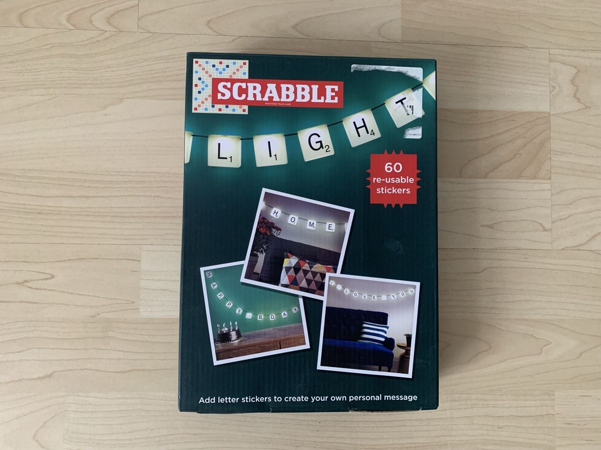 Ghirlande e barre luminose: Scrabble Light - Lichterkette – Nuovo e nell'imballaggio originale da Zürich venduto da lemming2001