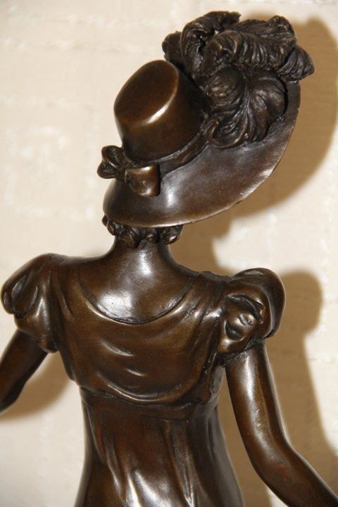 Skulpturen & Statuen: Sculpture en bronze sur socle marbre . – Gebraucht aus Praz (Vully) von pikuluka1 8