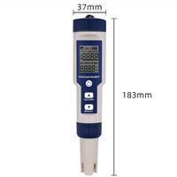 PH TDS EC Digital Messgerät 5in1 Wassertester Mit leuchtung