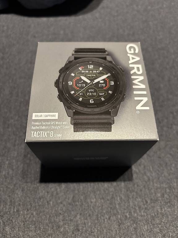 Garmin Smartwatch: Garmin Tactix 8 Solar – Nuovo e nell'imballaggio originale da Saignelégier venduto da noa_lw5j