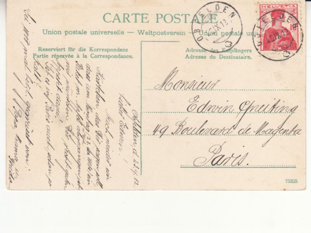Cartoline postali: Locarno Madonna del Sasso 1912 – Usato da Bürglen TG venduto da StampGraf 1