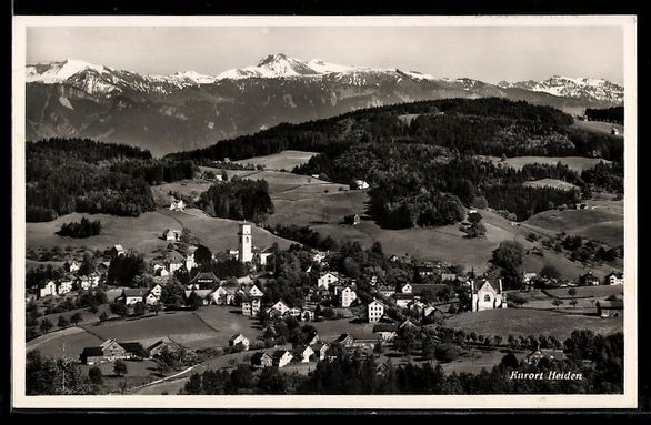 Ansichtskarten: AK Heiden, Ortsansicht, 1940 – Gebraucht aus Berlin von bartko-reher
