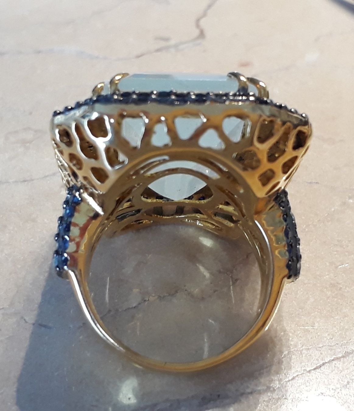 Anelli: Ring Aquamarin Safir 57 – Nuovo (secondo la descrizione) da Zürich venduto da Bieter04 3