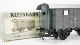 2∑ Kleinbahn 302 SBB Güterwagen K3 grau