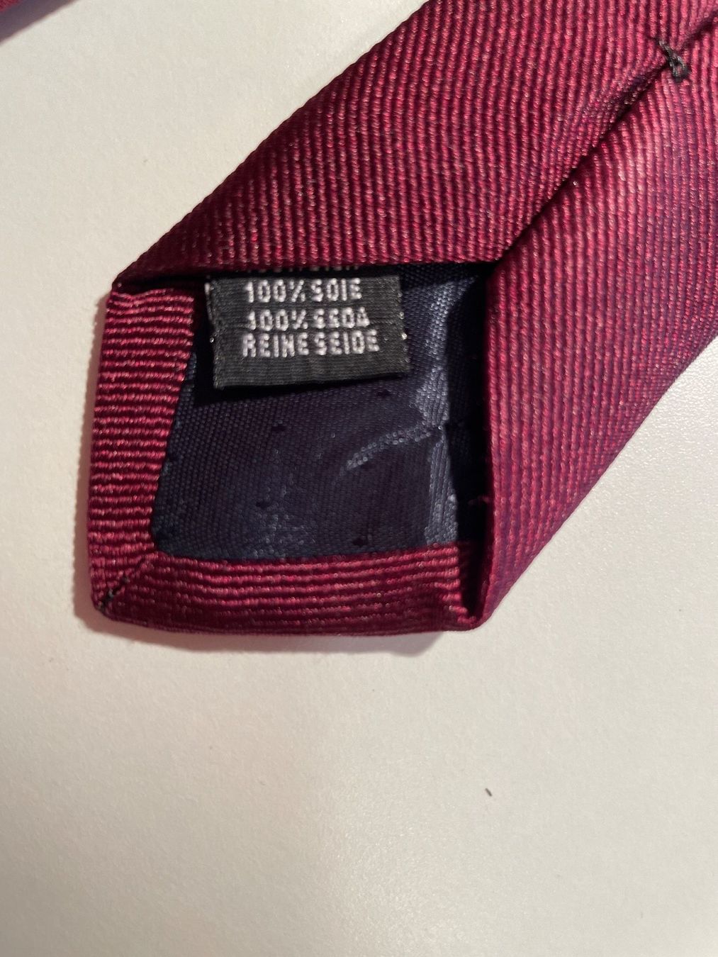 Cravates: cravatte bordeaux 100% soie – D'occasion à Gy par ros_h98s 2