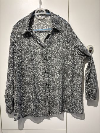 Damen Bluse Animal Print Grösse 50