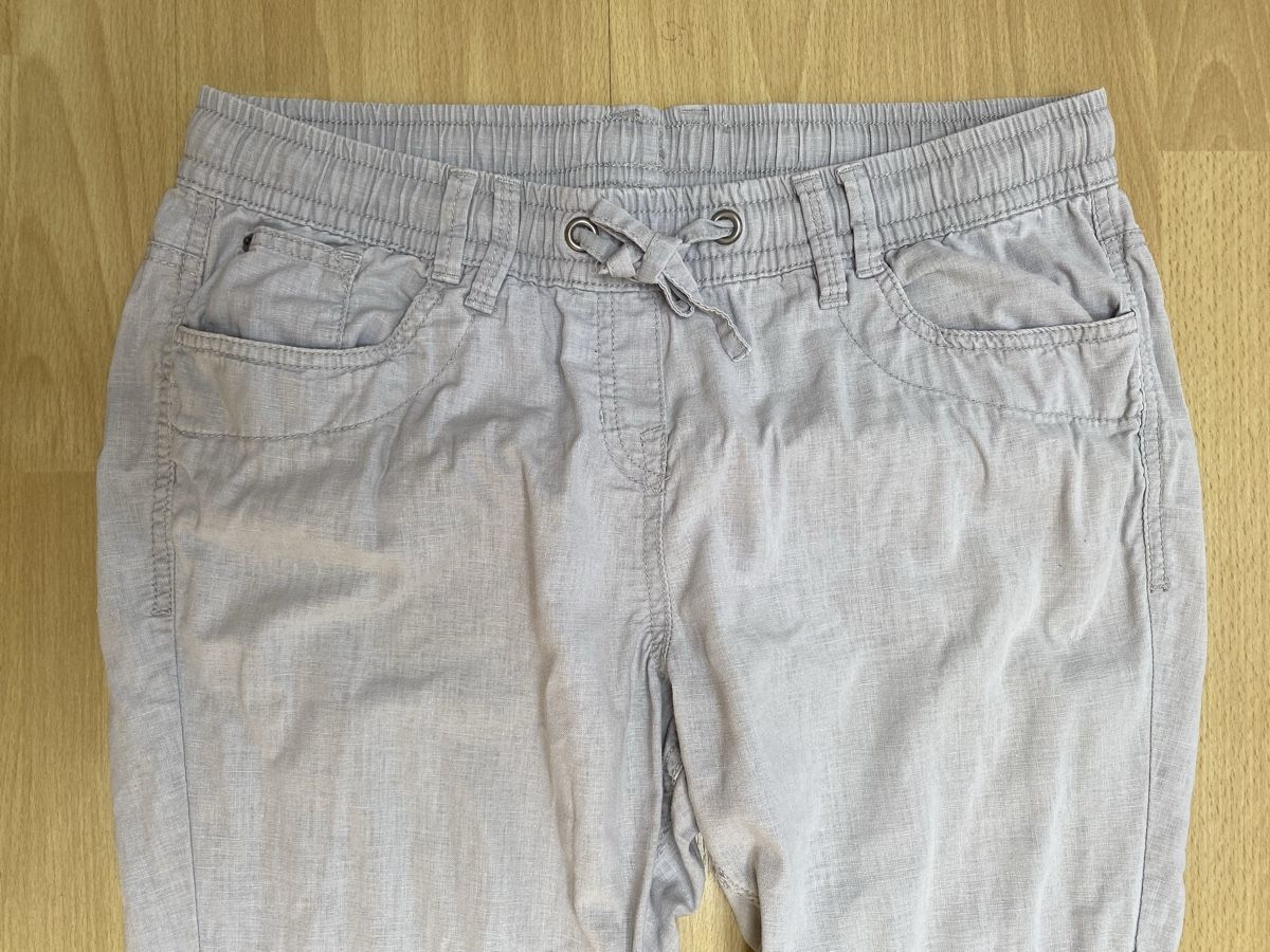 Promod Hosen: Leinen Hose leicht grau Gr.38 – Neu (gemäss Beschreibung) aus Buochs von H16 1