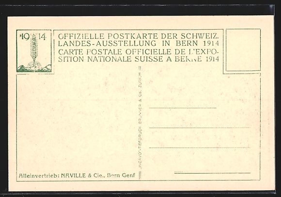 Cartoline postali: Bern, Schweizerische Landes Ausstellung  – Usato da Berlin venduto da bartko-reher 1