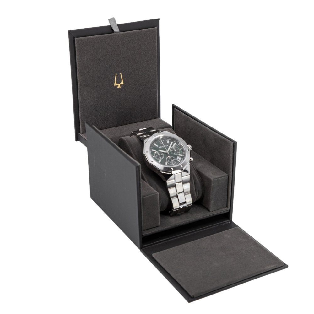 Bulova Orologi: Bulova Men's 96B409 Octagon Precisionist Quartz – Nuovo e nell'imballaggio originale da Schindellegi venduto da harveystore 8