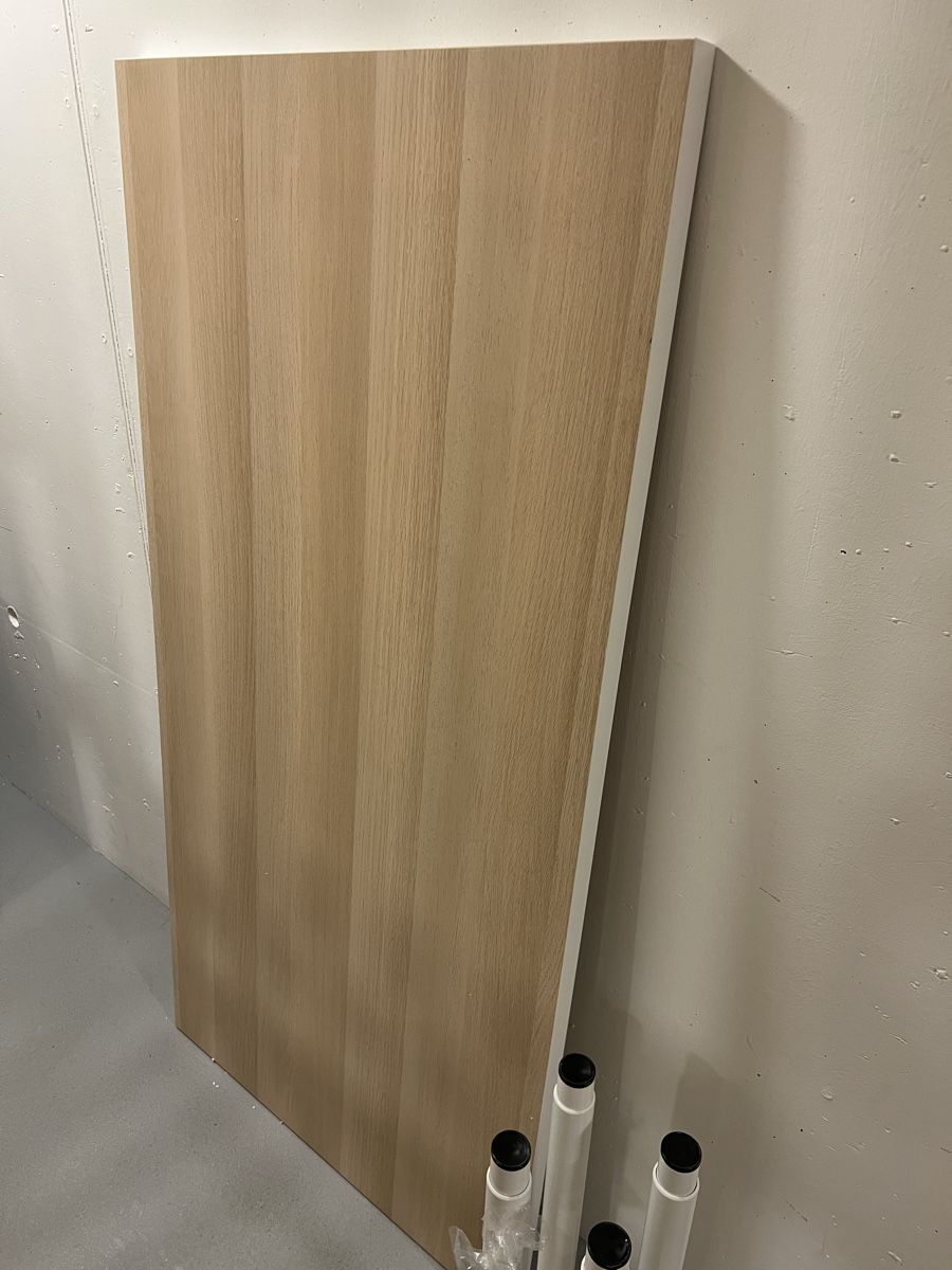Ikea Schreibtische: Ikea Tischplatte Eiche hell 150x75 mit 4 Tischbeinen neu – Gebraucht aus Rothenthurm von sab_7rdb 1