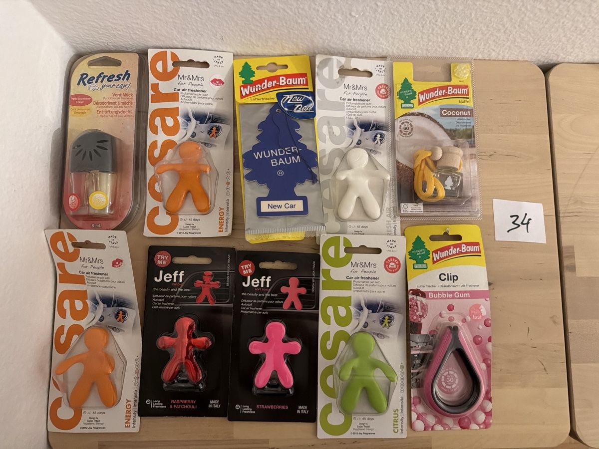 Lufterfrischer: Autoduftbäume 10stk diverse 34 – Neu und originalverpackt aus Kloten von sze_wb99