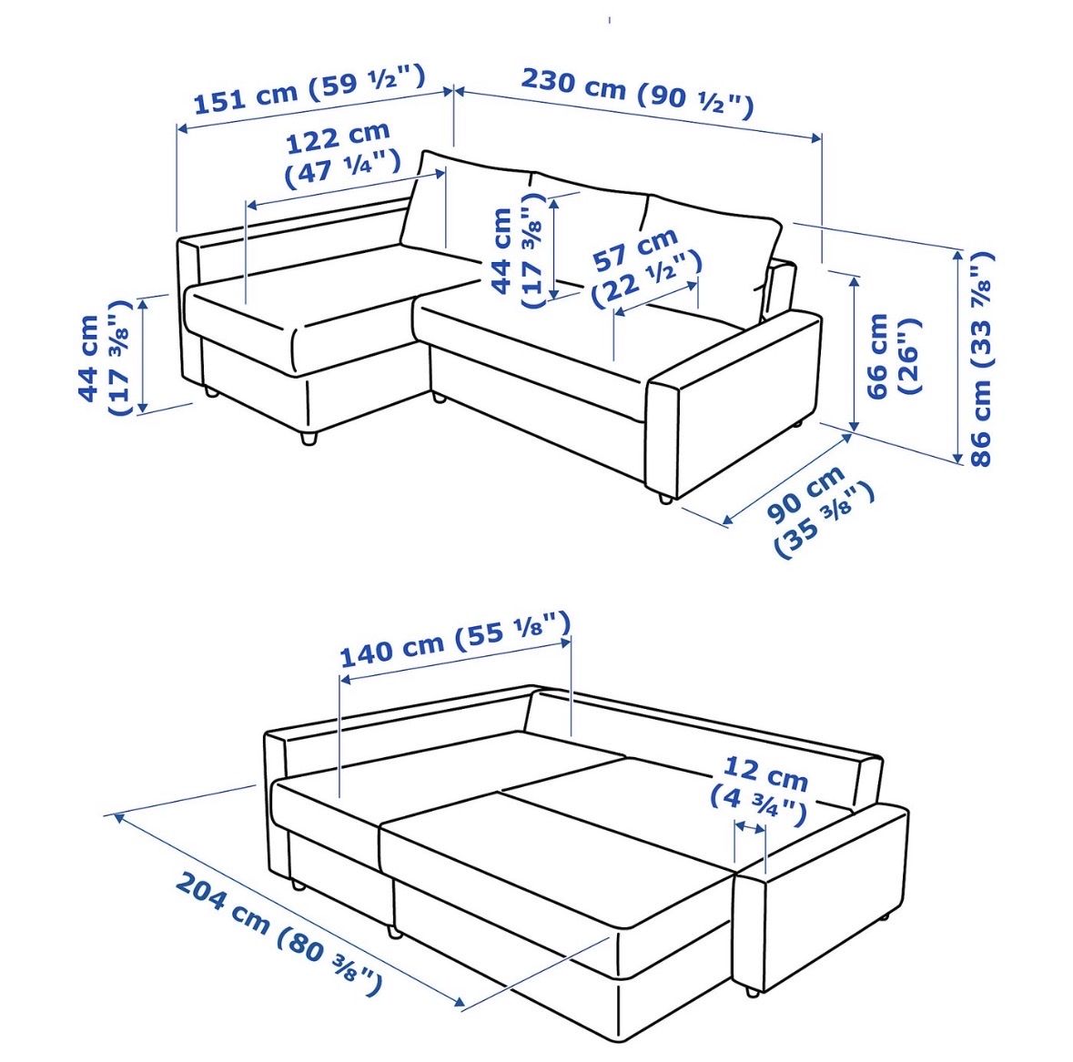 Divani: IKEA FRIHETEN Eckbettsofa mit Bettskasten – Usato da Zürich venduto da Ptomas15 3