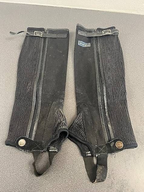 Stinchiere & Fasciature: Reitchaps/Gamaschen Canvas/Leder, Grösse S – Usato da Egliswil venduto da Fiji007