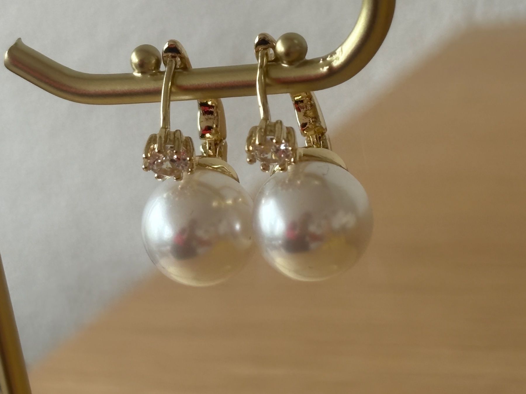 Orecchini pendenti & Orecchini a lobo: Luxus Elegante Ohrschmuck Ohrstecker Goldfarben – Nuovo (secondo la descrizione) da Biel-Bienne venduto da Roserosse13 3