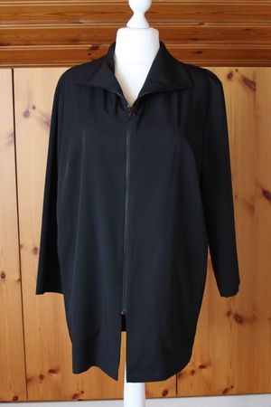 Jacke Sommerjacke ohne Innenfutter schwarz Gr. XL
