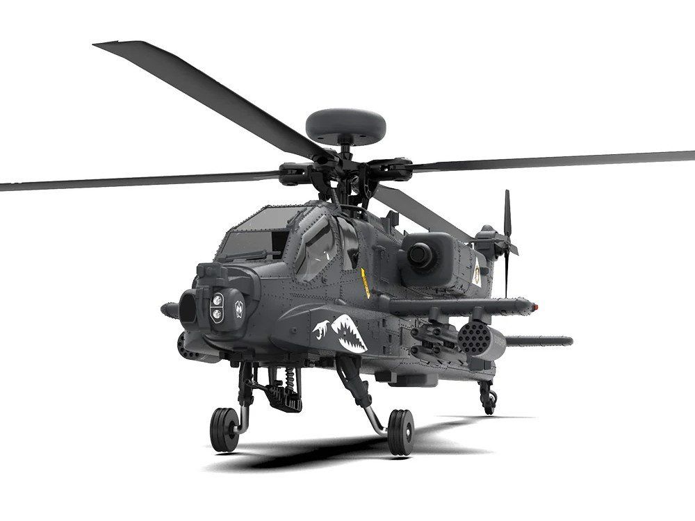 Modellismo RC: Scale Helicopter Apache AH-64D - 6-Achs Gyro - GPS RTF-Set – Nuovo e nell'imballaggio originale da Entlebuch venduto da Hebu 3