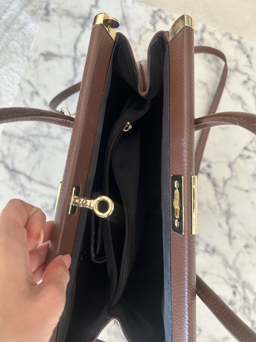 Taschen für Damen: Echte Ledertasche braun – Neu (gemäss Beschreibung) aus Aarburg von mel_t6n9 2