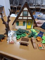 Playmobil casa di montagna con accessori senza base