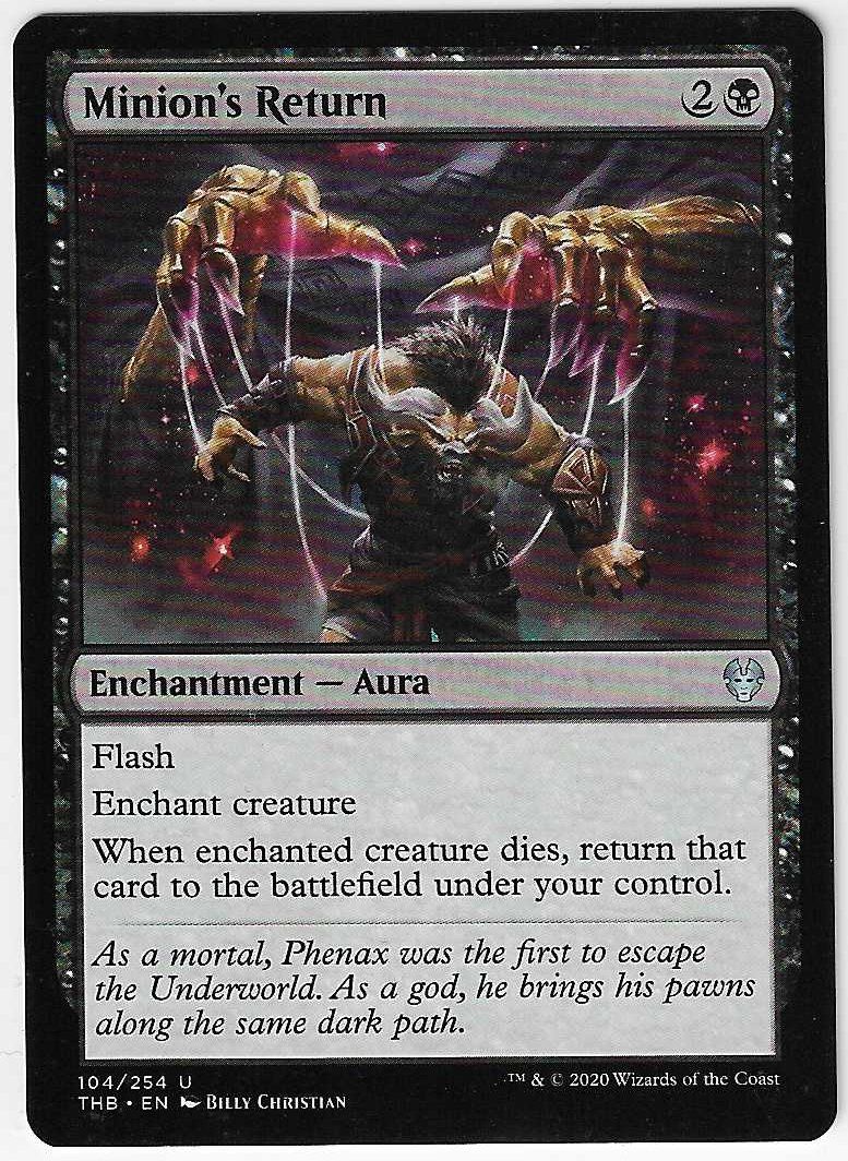 Magic The Gathering Carte collezionabili: [MTG] Minion's Return [en] – Usato da Nyon venduto da LucidumMTG