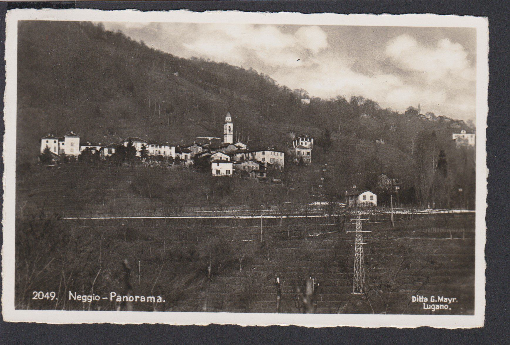 Cartoline postali: Neggio   TI   :   alte Ansichtskarte um 1940 – Usato da Vitznau venduto da Ropaku