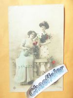 1910 2 Damen mit Rosen