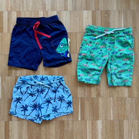 3er-Set Jungs Sommer Shorts kurze Hosen Gr. 92 / 98