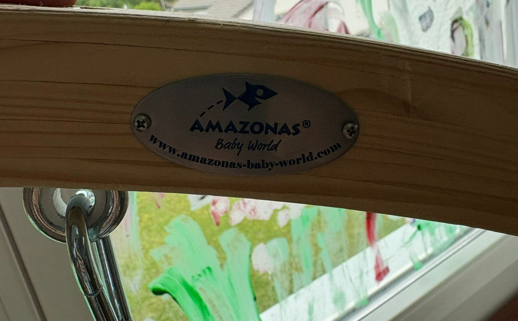 Amazonas Amache: Amazonas Babyhängematte mit Gestell dazu – Usato da Dottikon venduto da Oldyfreak 1