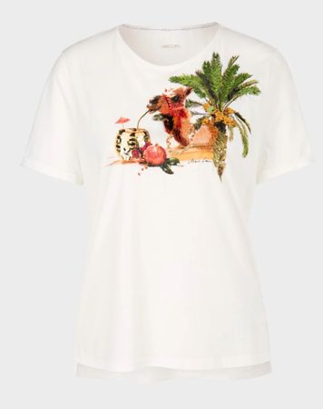Marccain T-Shirt mit fancy Animal-Print  WC 48.60 J75 Gr 38
