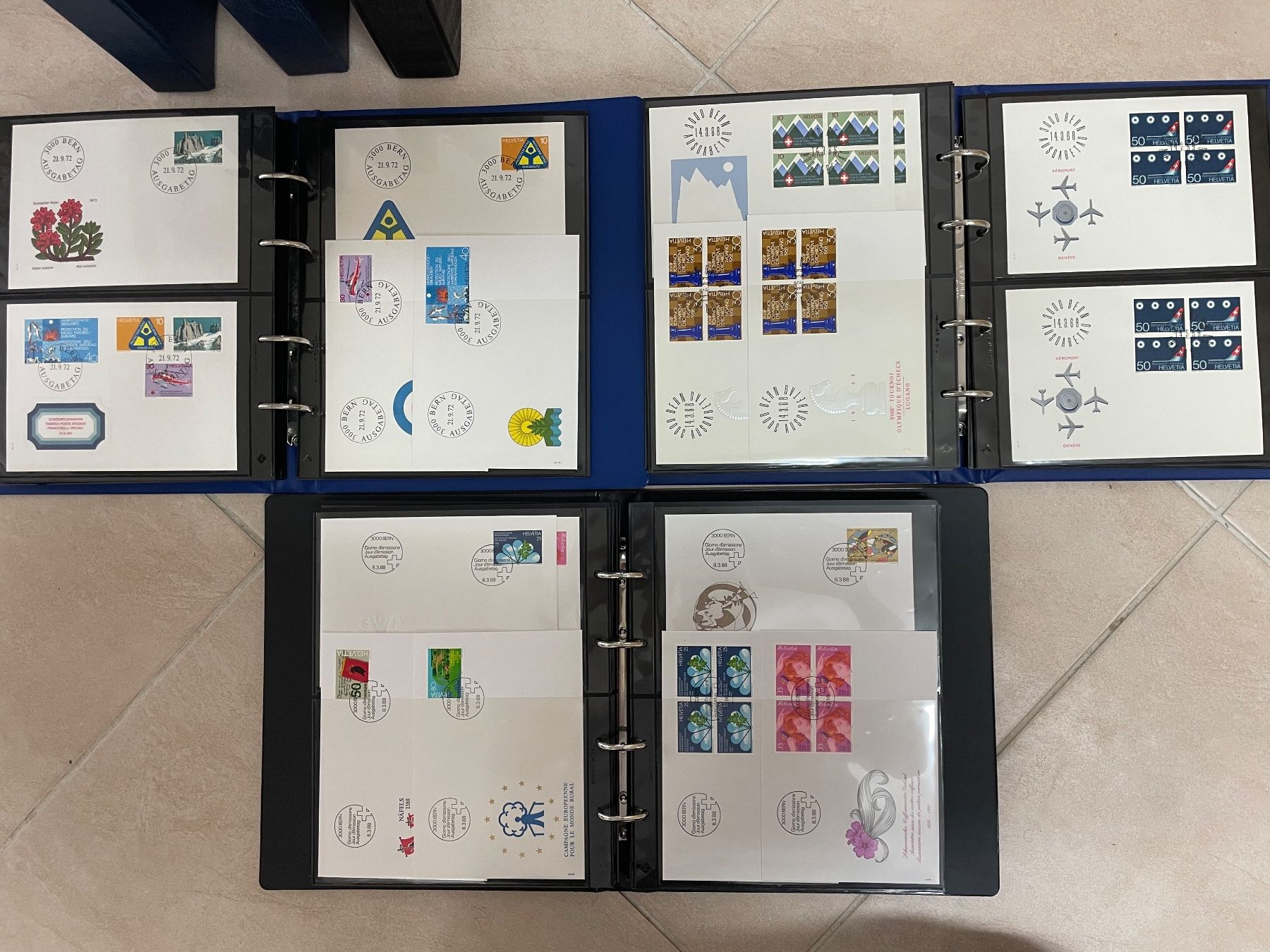 Tutti i francobolli: 3 ALB LEUCHTTURM soignés – Usato da Sonceboz-Sombeval venduto da Comment2 5
