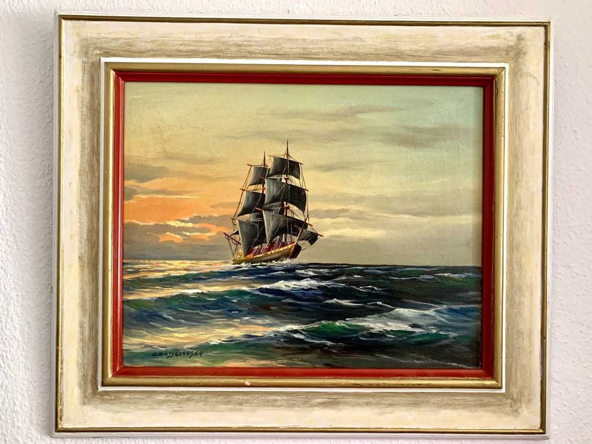 Tableaux: Eindrückliches Gemälde Segelschiff Grossglauzer – D'occasion à Wallisellen par Died 1