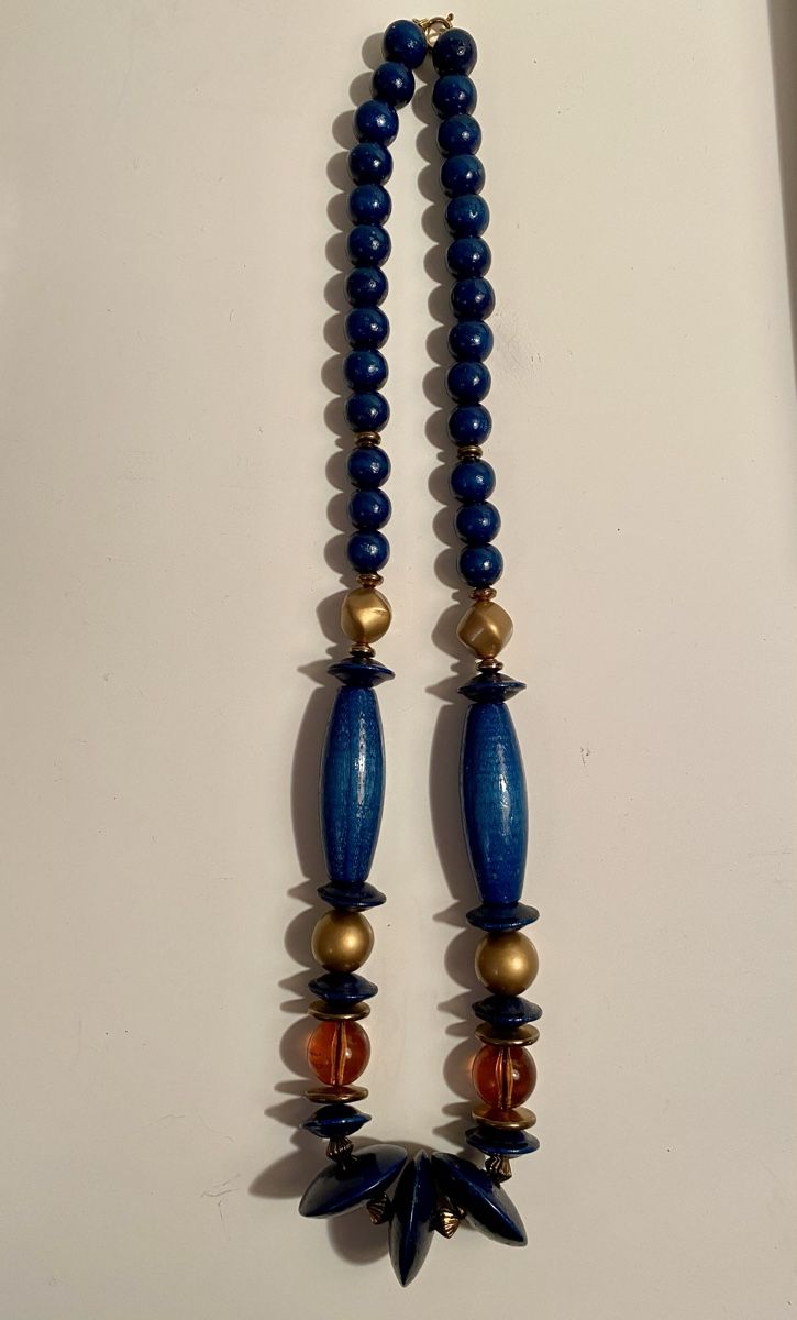 Catenine: Spezielle Kette, Blauton, Accessoire! – Nuovo (secondo la descrizione) da Flawil venduto da sonnengeist 2