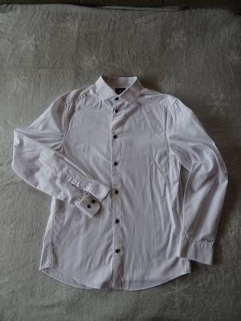Herren Hemd Weiss Gr. M