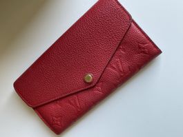 Louis Vuitton Portefeuille Sarah Leather Embossed 