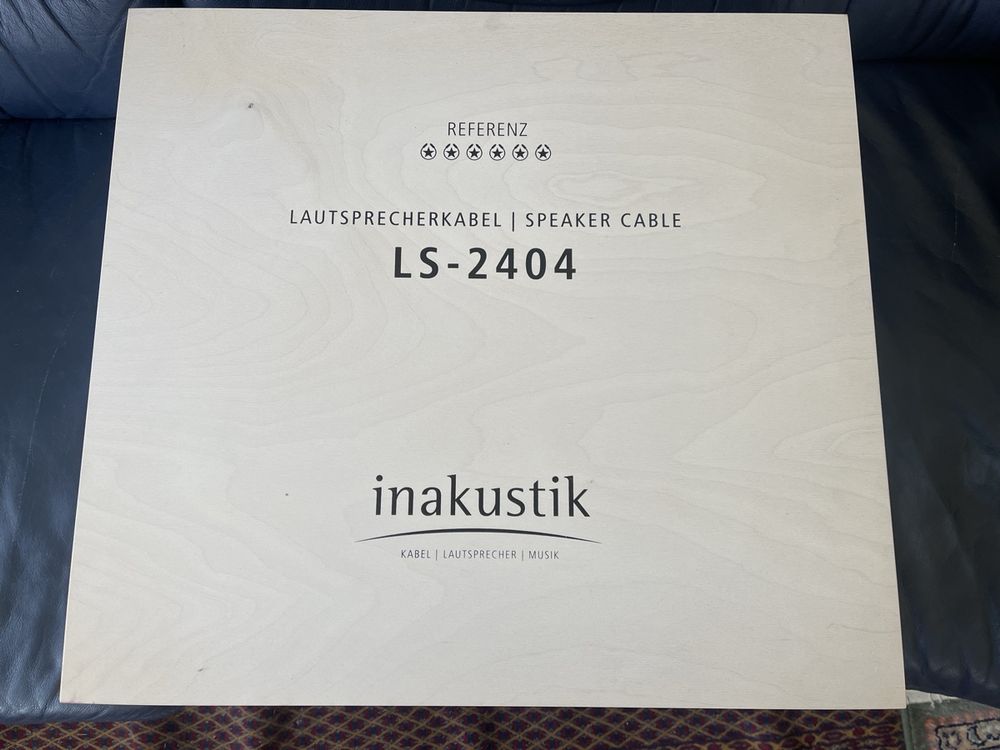 Inakustik Cavi: Inakustik LS-2404 Referenz Lautsprecherkabel - NP 3250.- – Nuovo (secondo la descrizione) da Wald ZH venduto da RivaAudioEmotions 1