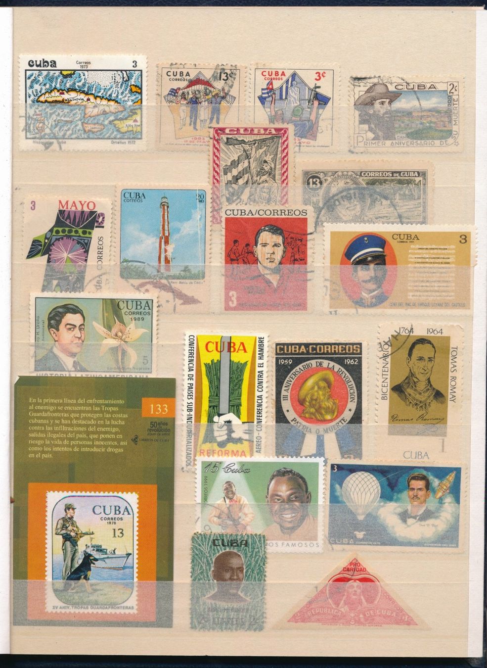 Tutti i francobolli: Briefmarkenalbum Cuba – Usato da Bonau venduto da Profila3 1