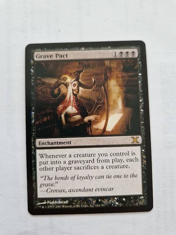 Sammelbilder & Trading cards: Magic the Gathering Grave pact – Gebraucht aus Sennhof von Thorgal77