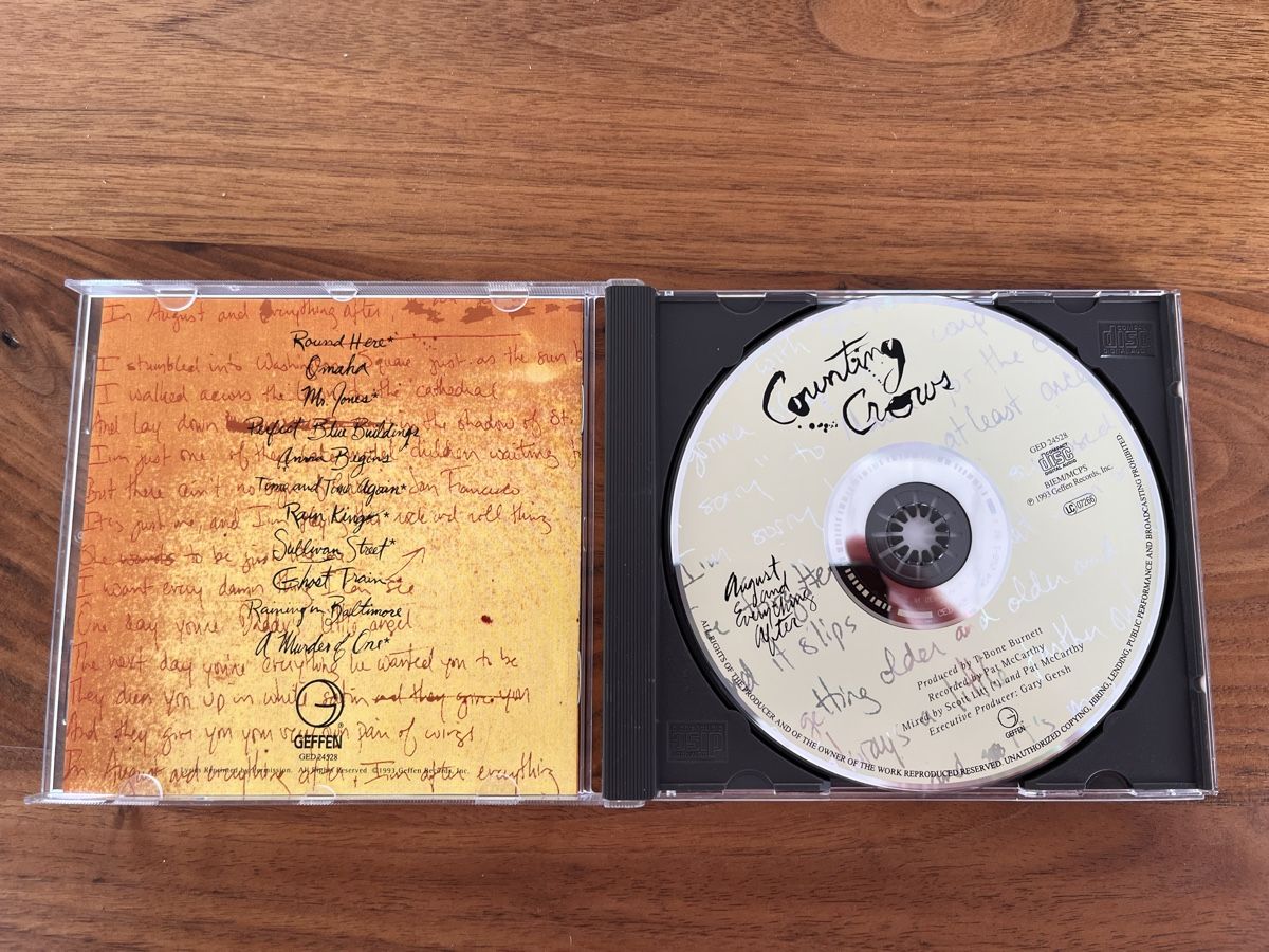 CD: CD Counting Crows- August and Everything After – Usato da Merenschwand venduto da katerchen01 1