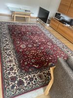 Handknüpfer Teppich Orient Muster Rot guter Zustand