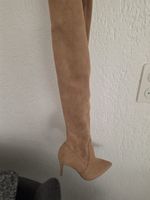 Steve Madden Overknee Stiefel braunbeige/camel 38