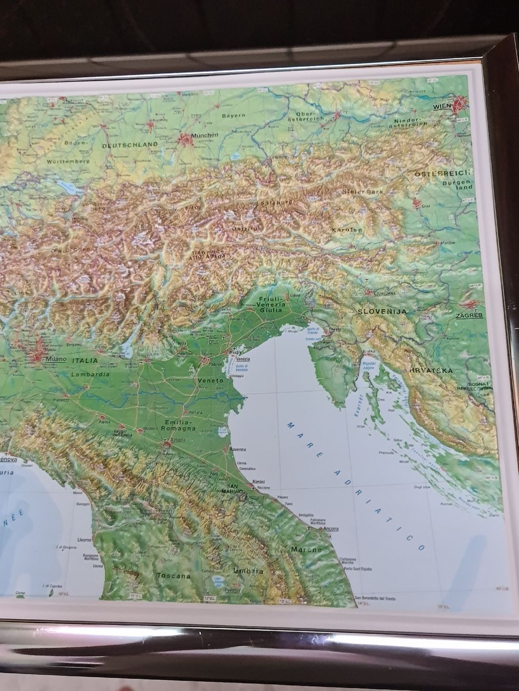 Cartes géographiques & atlas: 3D Reliefkarte Alpen – D'occasion à Thun par erh_fs86 4