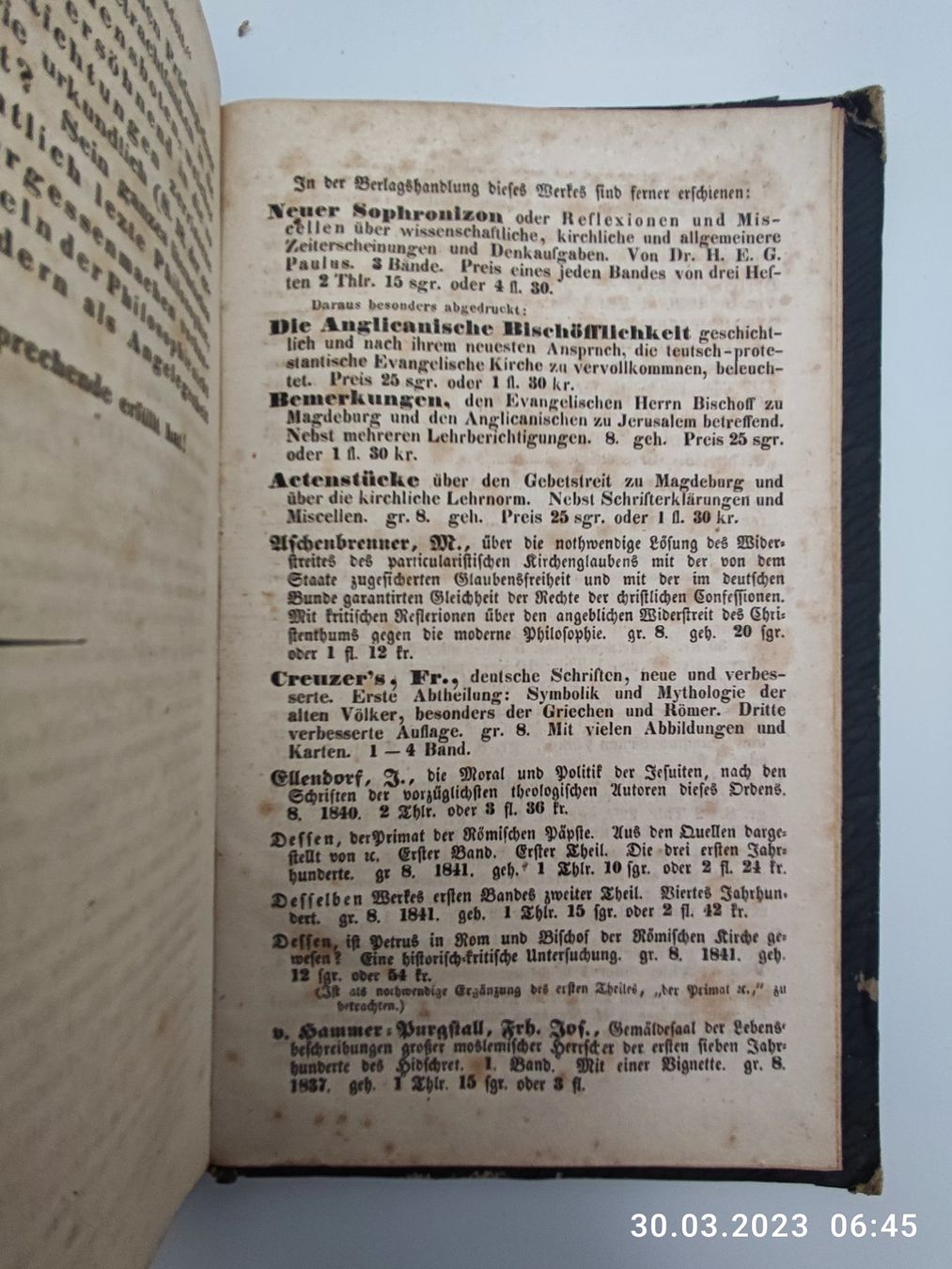 Libri: PHILOSOPHIE - SCHELLING - PAULUS - 1843 – Usato da Goldach venduto da Gaip 4