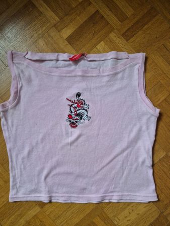 Shirt, rosa mit Drachen-Motiv, Gr. 2