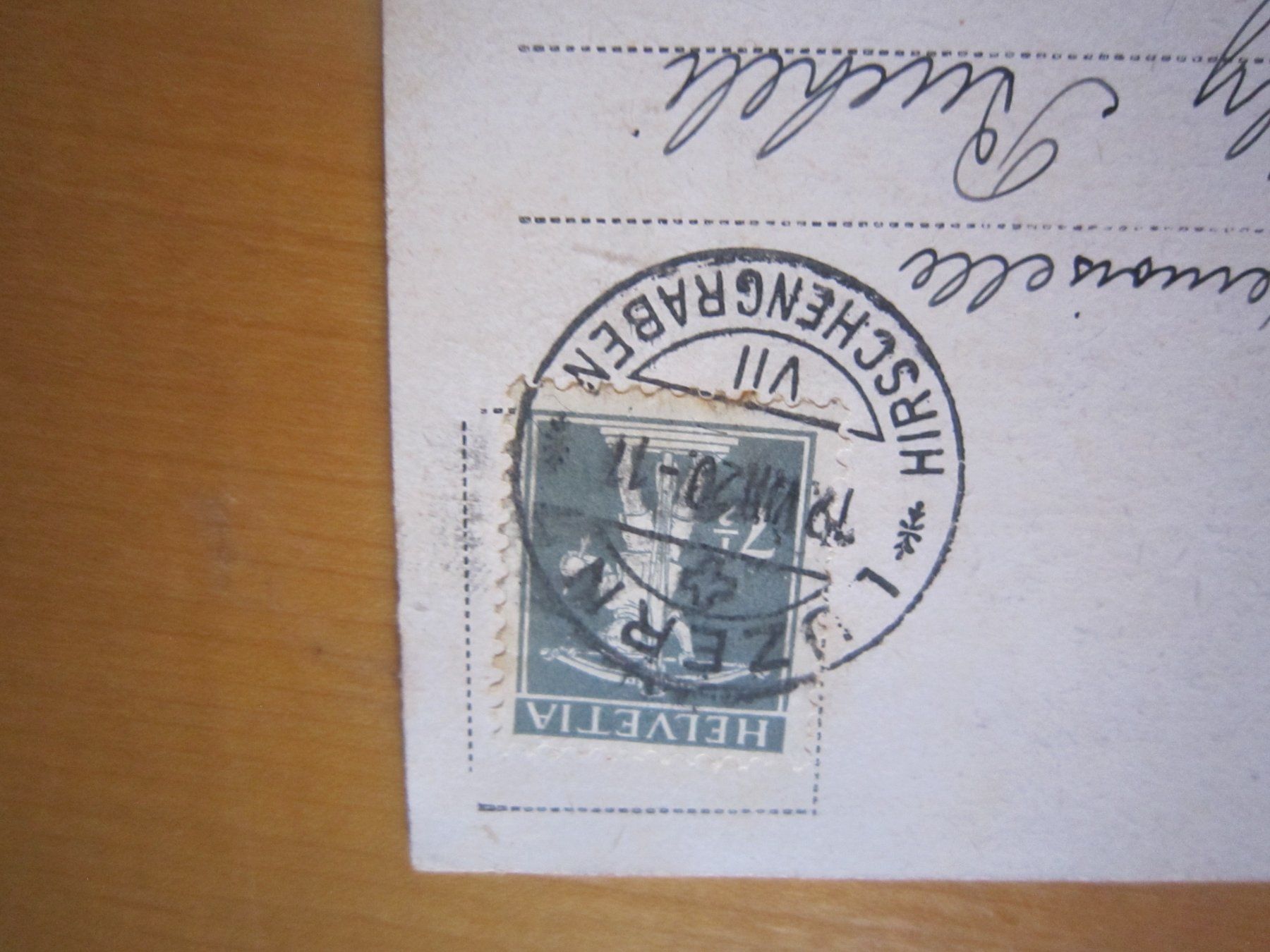 Ansichtskarten: No 4 Postkarte "Es kann dir nichts geschehen" 1920 – Gebraucht aus Gordola von Polentaefung 4