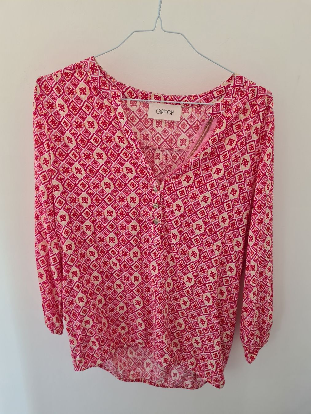Camicette: CARTOON Bluse pink Muster Grösse 34  – Nuovo (secondo la descrizione) da Adligenswil venduto da FriedasWelt